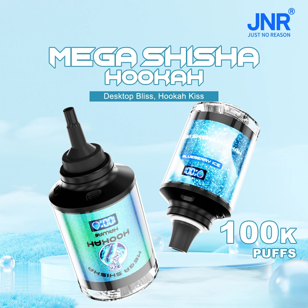 product_image_1767842793.webp JNR Mega Shisha Hookah 100000 100K Puffs Large Capacity LED Display Disposable Vape - Image 1