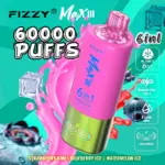 Fizzy Max lll 60k 60000 Puffs 6 in 1 Flavors Newest Original Rechargeable LED Display Disposable Vape - Image 6