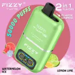 Fizzy Twins 50000 50k Puffs 2% 5% Nicotine Double Taste LCD Display Disposable Vape EU Warehouse - Image 3