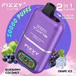 Fizzy Twins 50000 50k Puffs 2% 5% Nicotine Double Taste LCD Display Disposable Vape EU Warehouse - Image 12