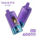 WASPE 60000 60k Puffs 3 in 1 Flavors Newest Original Rechargeable LED Display Disposable Vape - Image 10