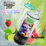 Bang Leader Stoll 100K 100000 Puffs 4 in 1 Flavors & Quad Mesh Coil LED Display Disposable Vape - Image 5