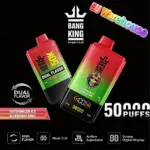 Bang King 50000 50k Puffs Dual Flavors LED Display Disposable Vape EU Warehouse - Image 3