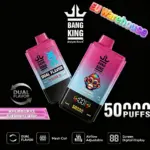 Bang King 50000 50k Puffs Dual Flavors LED Display Disposable Vape EU Warehouse - Image 4