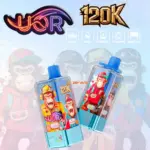 UOR 120000 120K Puffs 4 in 1 Flavors Newest Original Rechargeable LED Display Disposable Vape - Image 4