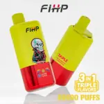 FIHP 60000 60k Puffs 3 in 1 Flavors Original Rechargeable LED Display Disposable Vape - Image 6