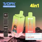 Vopk Four Flavors 80000 80K Puffs 4 in 1 Flavors Newest Original Rechargeable LCD Display Disposable Vape - Image 5
