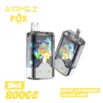 Airmez Fox 2 in 1 80000 80K Puffs Double Taste LED Display Disposable Vape EU Warehouse - Image 2