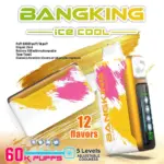 Bang King Ice Cool 60000 60K Puffs Original Adjustable Ice level LED Display Disposable Vape