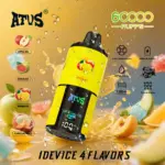 ATVS Warship 60000 60K Puffs 4 in 1 Flavors Newest Original Rechargeable LCD Display Disposable Vape - Image 7
