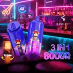 Bang DE 80000 80k Puffs 3 in 1 Flavors Newest Original Rechargeable LCD Display Disposable Vape - Image 3