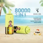 Bang DE 80000 80k Puffs 3 in 1 Flavors Newest Original Rechargeable LCD Display Disposable Vape - Image 7