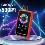 Crystal Groove 50000 50k Puffs Adjustable Nicotine & Ice Control LED Display Disposable Vape EU Warehouse - Image 4