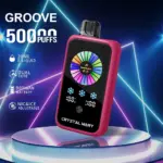 Crystal Groove 50000 50k Puffs Adjustable Nicotine & Ice Control LED Display Disposable Vape EU Warehouse - Image 5