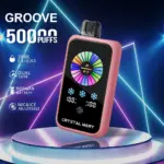 Crystal Groove 50000 50k Puffs Adjustable Nicotine & Ice Control LED Display Disposable Vape EU Warehouse - Image 6