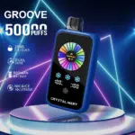 Crystal Groove 50000 50k Puffs Adjustable Nicotine & Ice Control LED Display Disposable Vape EU Warehouse - Image 12