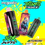 Mr.Goodie Shisha 50000 50K Puffs DTL & MTL LCD Display Disposable Vape