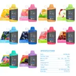 IQTE 45000 45k Puffs Advanced Fingerprint Touch Confrol LCD Display Disposable Vape - Image 3