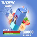 VOPK Triple 60000 60k Puffs 3 in 1 Flavors Newest Original Rechargeable LED Display Disposable Vape - Image 3