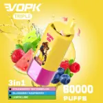 VOPK Triple 60000 60k Puffs 3 in 1 Flavors Newest Original Rechargeable LED Display Disposable Vape - Image 4