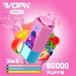 VOPK Triple 60000 60k Puffs 3 in 1 Flavors Newest Original Rechargeable LED Display Disposable Vape - Image 7