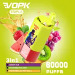 VOPK Triple 60000 60k Puffs 3 in 1 Flavors Newest Original Rechargeable LED Display Disposable Vape - Image 10