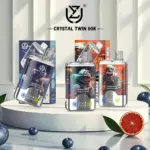 UZY Crystal Twin 50000 50k Puffs Double Taste LED Display Disposable Vape