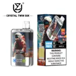 UZY Crystal Twin 50000 50k Puffs Double Taste LED Display Disposable Vape - Image 5