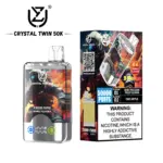 UZY Crystal Twin 50000 50k Puffs Double Taste LED Display Disposable Vape - Image 8